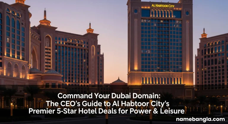 Command Your Dubai Domain: The CEO’s Guide to Al Habtoor City’s Premier 5-Star Hotel Deals for Power & Leisure.