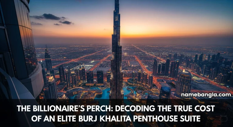 The Billionaire's Perch: Decoding the True Cost of an Elite Burj Khalifa Penthouse Suite.