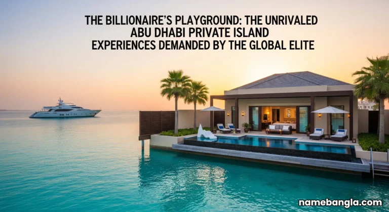 The Billionaire's Playground: The Unrivaled Abu Dhabi Private Island Experiences Demanded by the Global Elite.