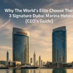 compare luxury hotels in Dubai Marina.