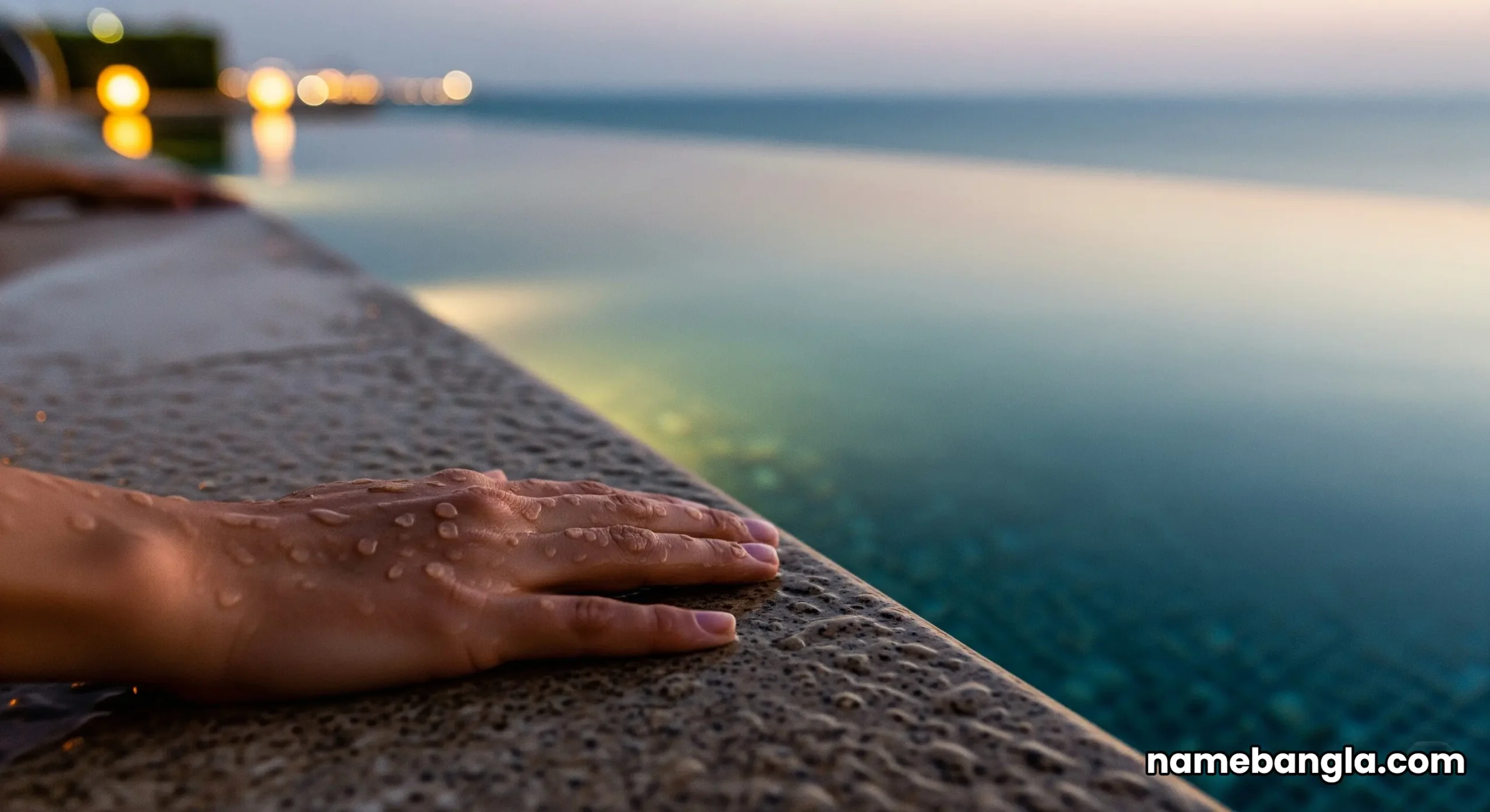 A guest relaxing in the serene Talise Spa infinity pool, enjoying the panoramic ocean view from the Burj Al Arab.