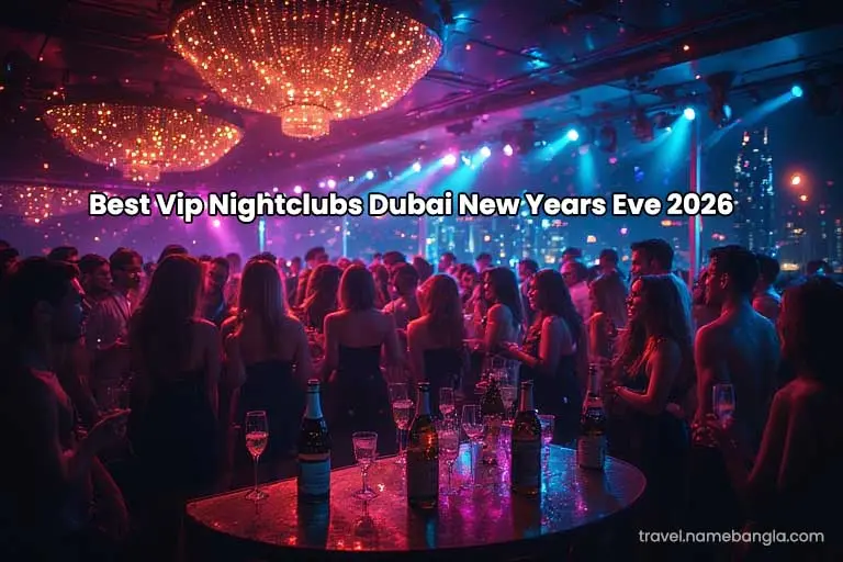 Best Vip Nightclubs Dubai New Years Eve 2026.