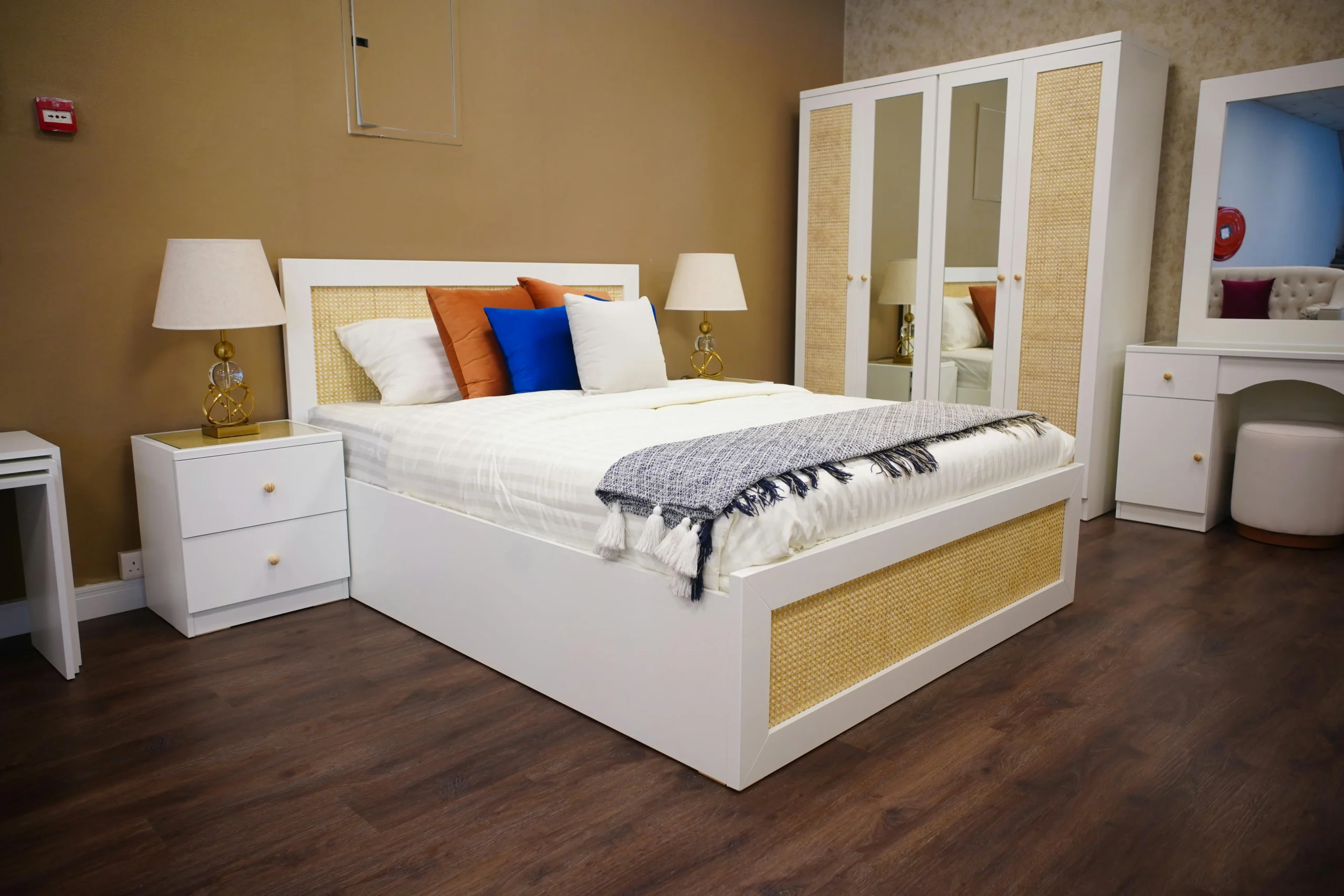 The opulent two-story interior of a Deluxe Suite at Burj Al Arab.