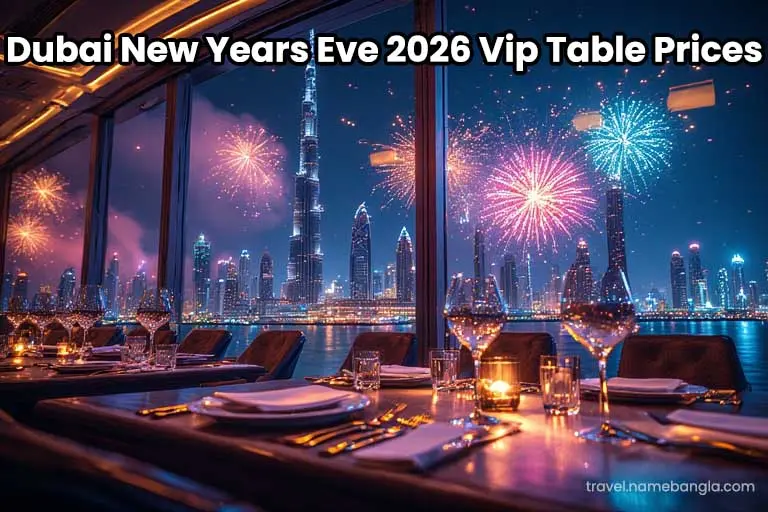 Dubai New Years Eve 2026 Vip Table Prices.