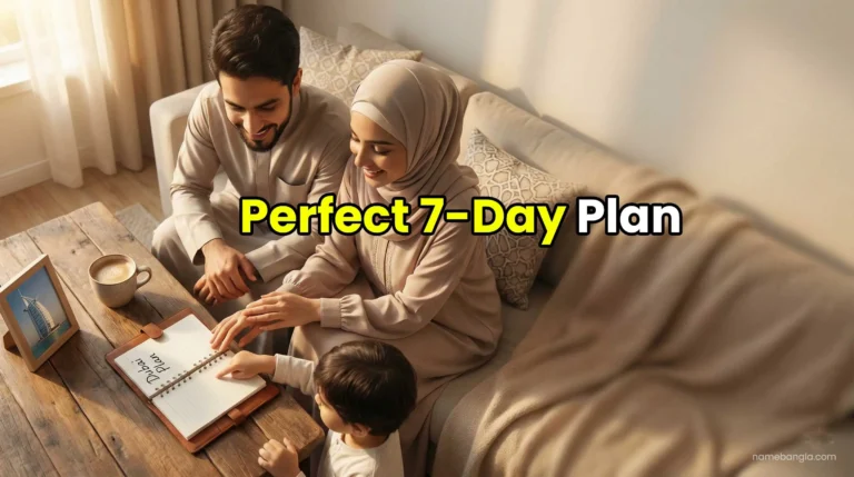 7 day Dubai honeymoon itinerary planner guide 2026.