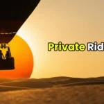 Cost of private hot air balloon ride for couples in Dubai 2026.