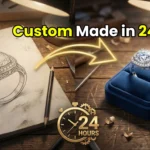 Custom jewelry making process from sketch to reality in Dubai 2026.