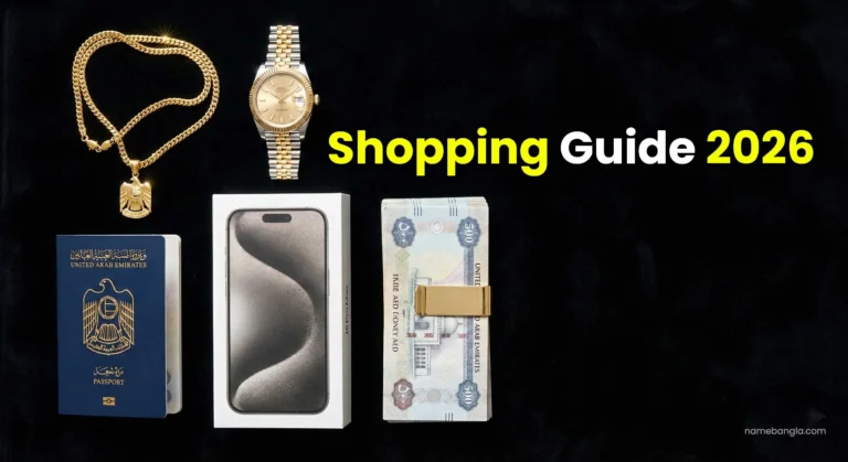 Dubai luxury shopping guide for gold, watches and electronics 2026.