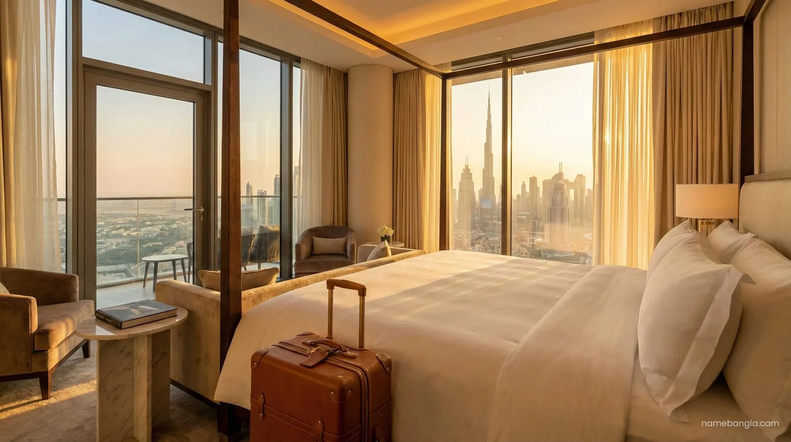 Luxury suite upgrade in Dubai using Marriott Bonvoy rewards 2026.