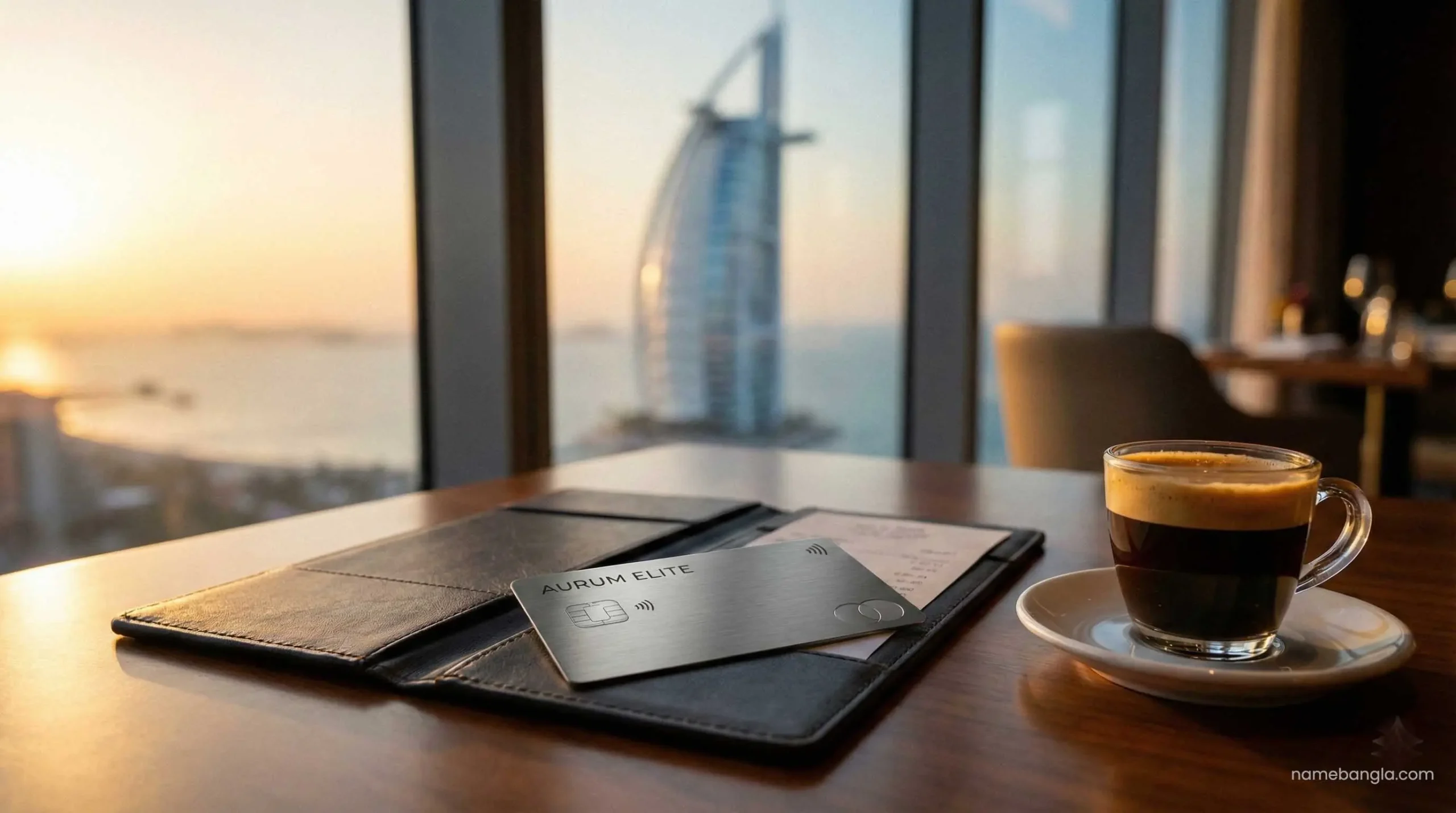 Using premium UAE bank cards for luxury hotel and dining discounts in Dubai.