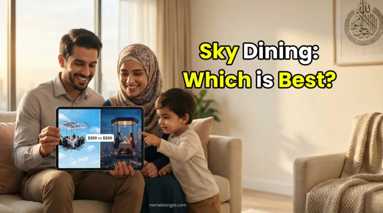 Comparison of Dinner in the Sky and Atmosphere Burj Khalifa prices.