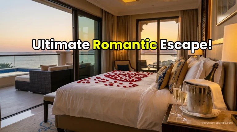 A high-net-worth newlywed couple enjoying a premium luxury honeymoon package at Atlantis The Palm Dubai.