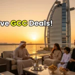 A distinguished Gulf family enjoying a lavish, premium VIP staycation at the iconic Burj Al Arab Dubai.