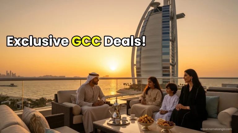 A distinguished Gulf family enjoying a lavish, premium VIP staycation at the iconic Burj Al Arab Dubai.
